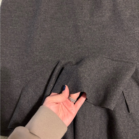 Prada Gray Ruffled High-Low Skirt - Picture 3 of 8